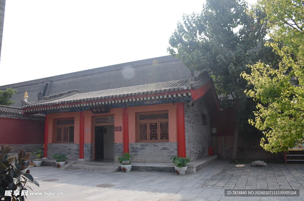 中式传统建筑庭院景观