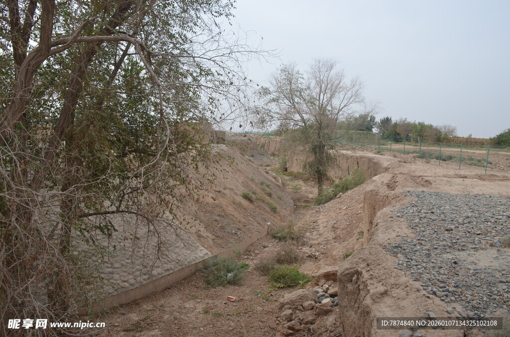 干旱地区的荒芜地貌