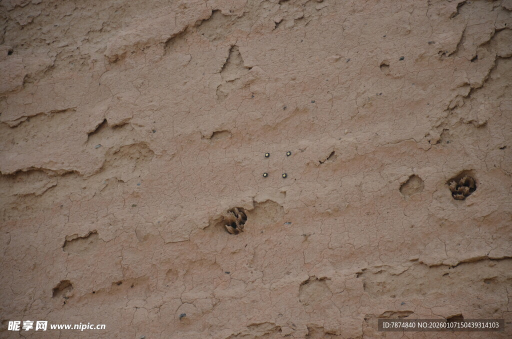 粗糙斑驳的墙面纹理
