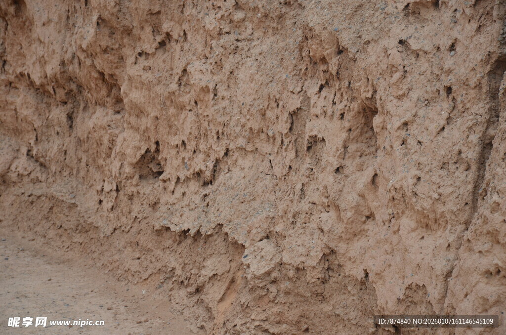 粗糙斑驳的墙面纹理