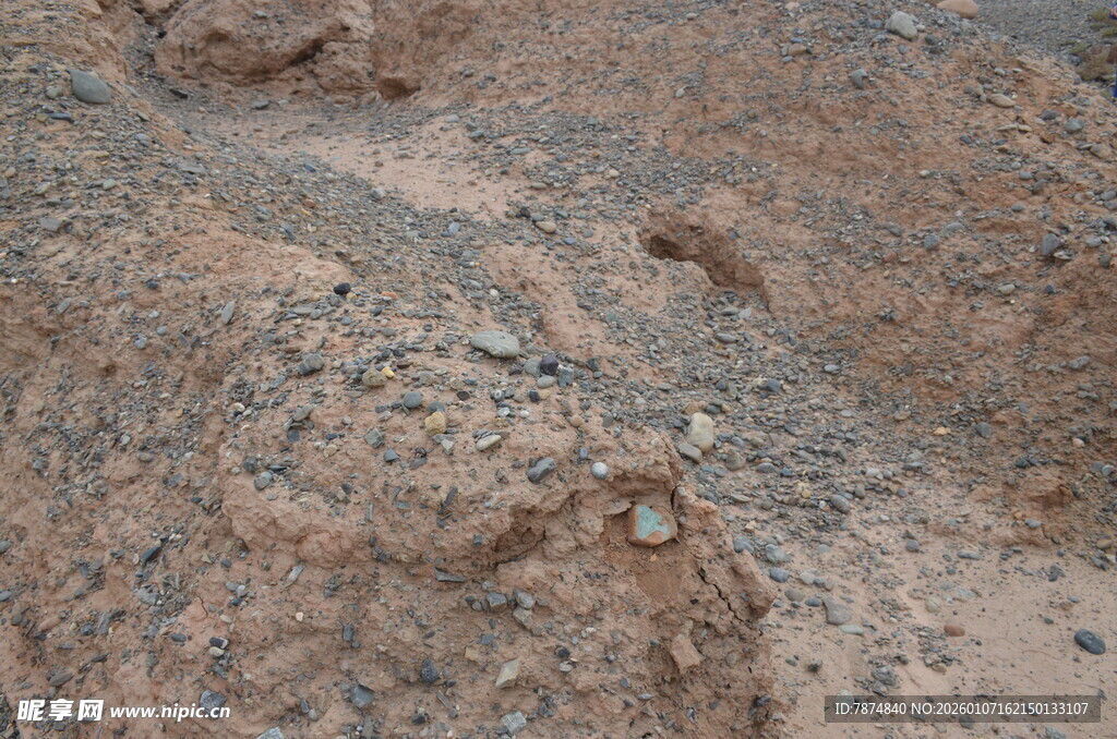 岩石表面的自然纹理