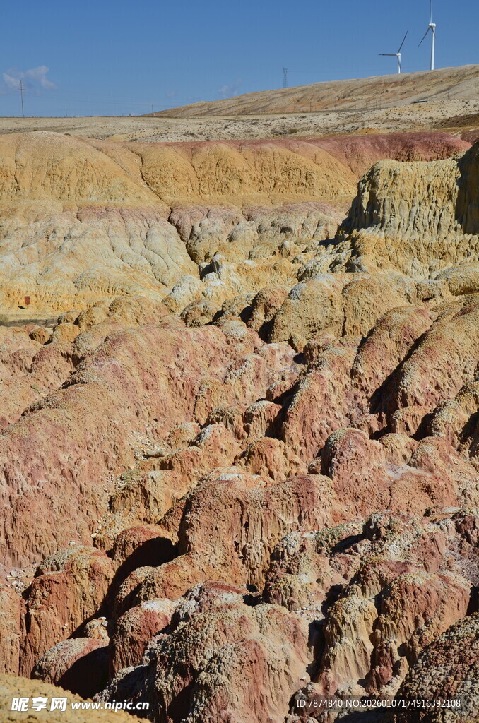 五彩斑斓的独特地貌景观