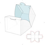 纸盒展开图设计示例