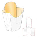 薯条包装盒设计草图