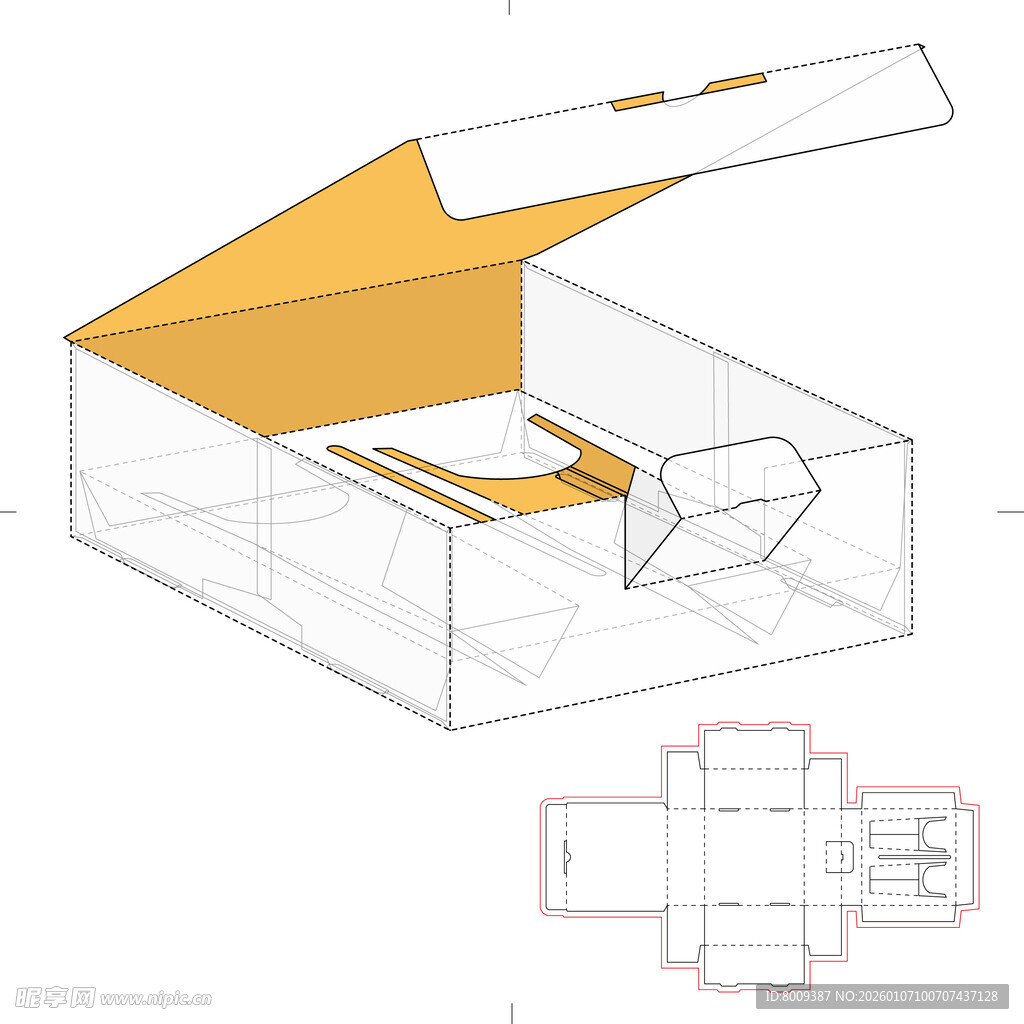 纸盒包装结构设计图