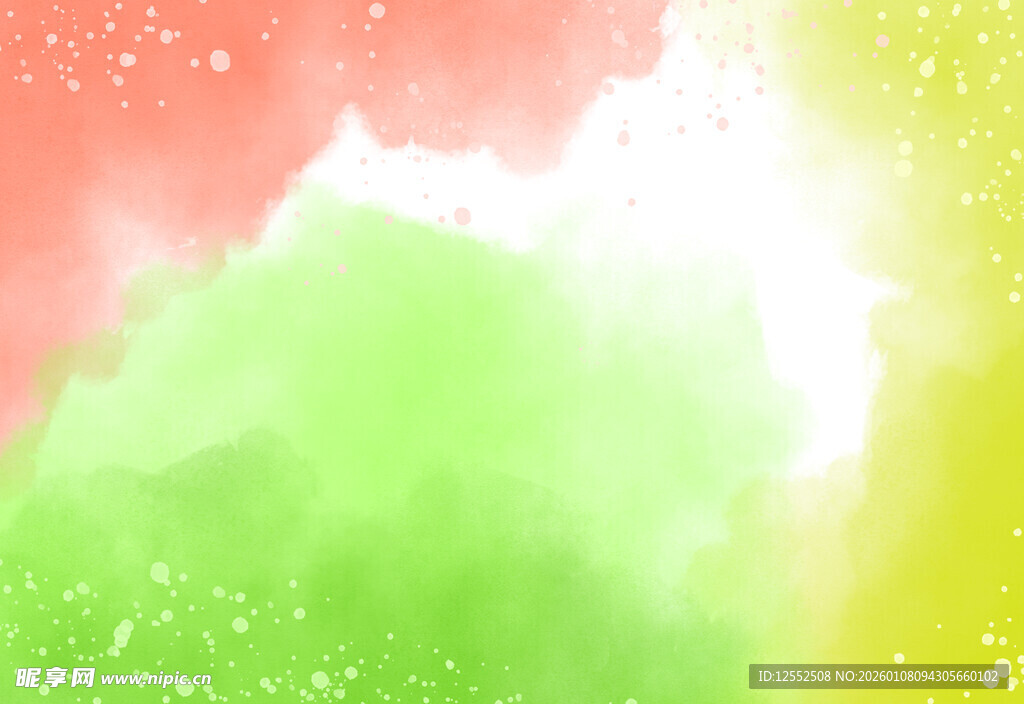 多彩渐变水彩背景画面