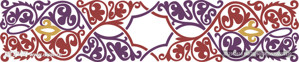 多彩几何花纹图案设计