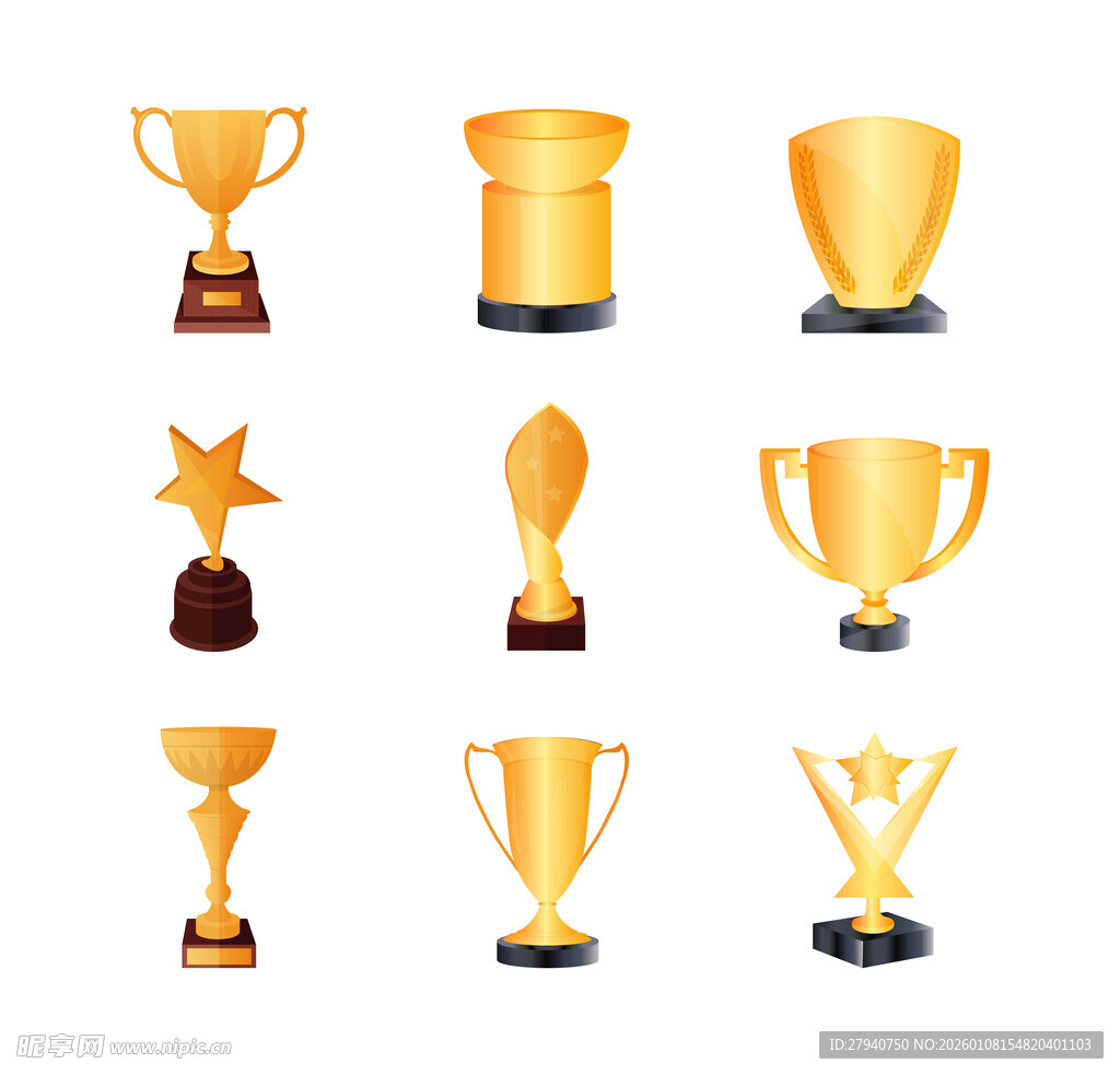 奖杯图案