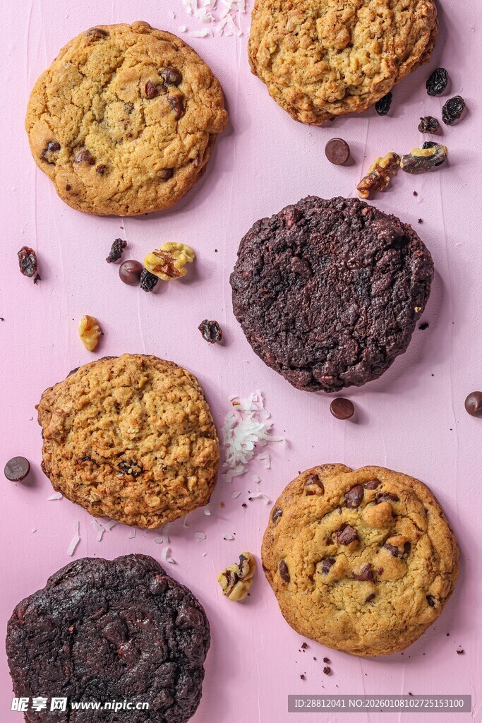 多彩美味曲奇饼干展示