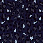 深蓝色豹纹图案纹理