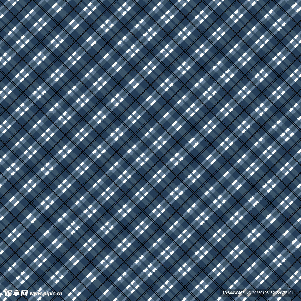 蓝白格子纹理图案