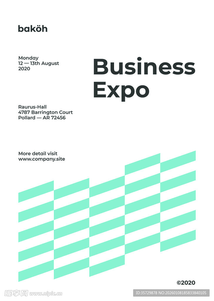 商务展会宣传页设计