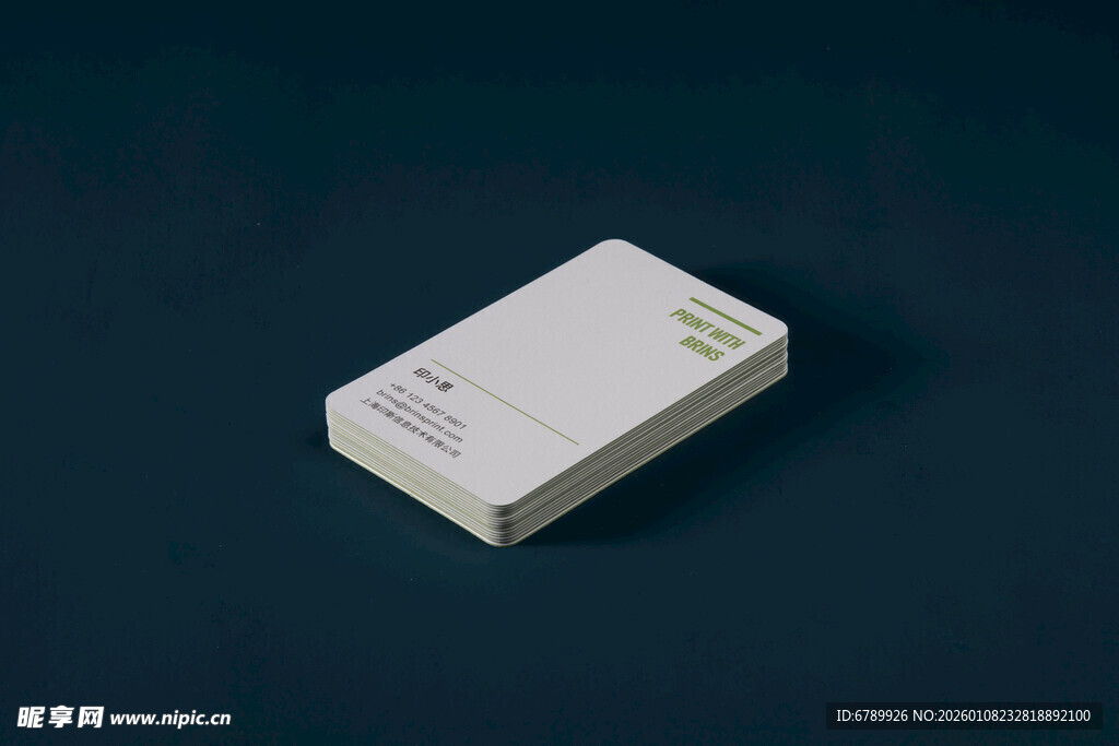 卡片设计摆放展示