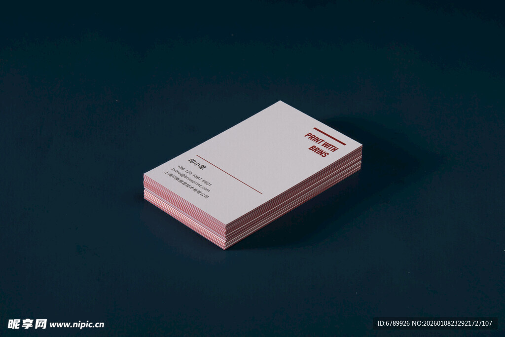 卡片设计摆放展示