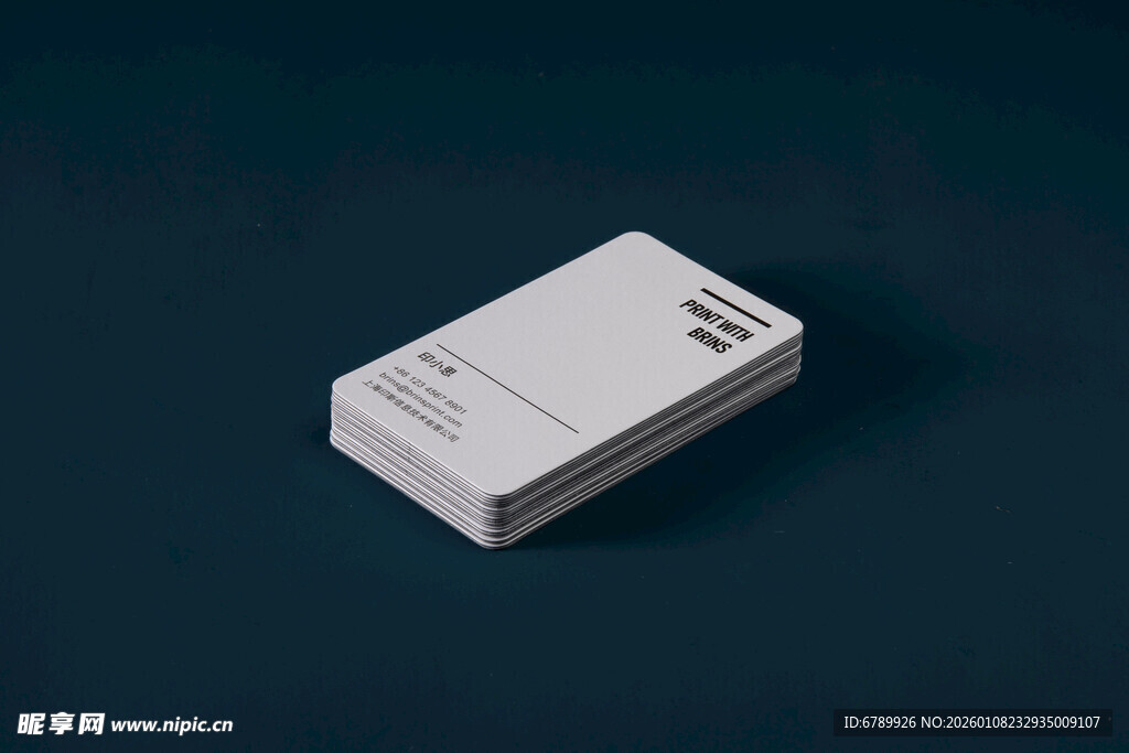 卡片设计摆放展示