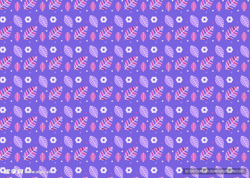 紫色爱心图案背景纹理