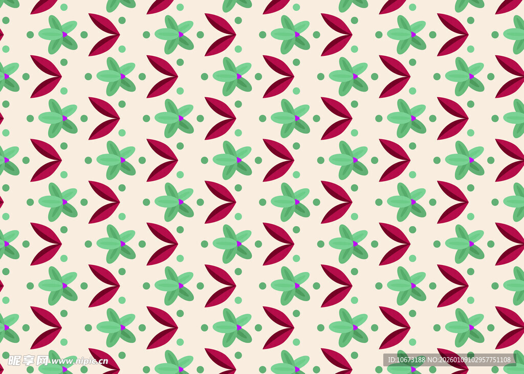 圣诞主题几何图案背景