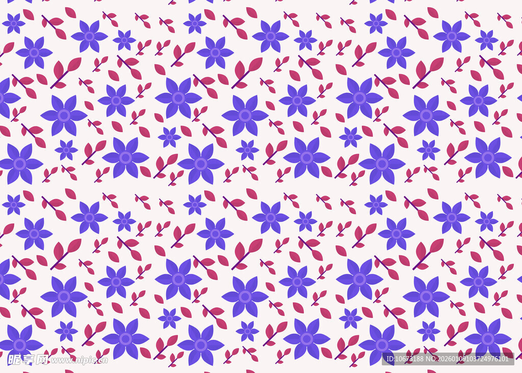 紫色碎花图案背景纹理