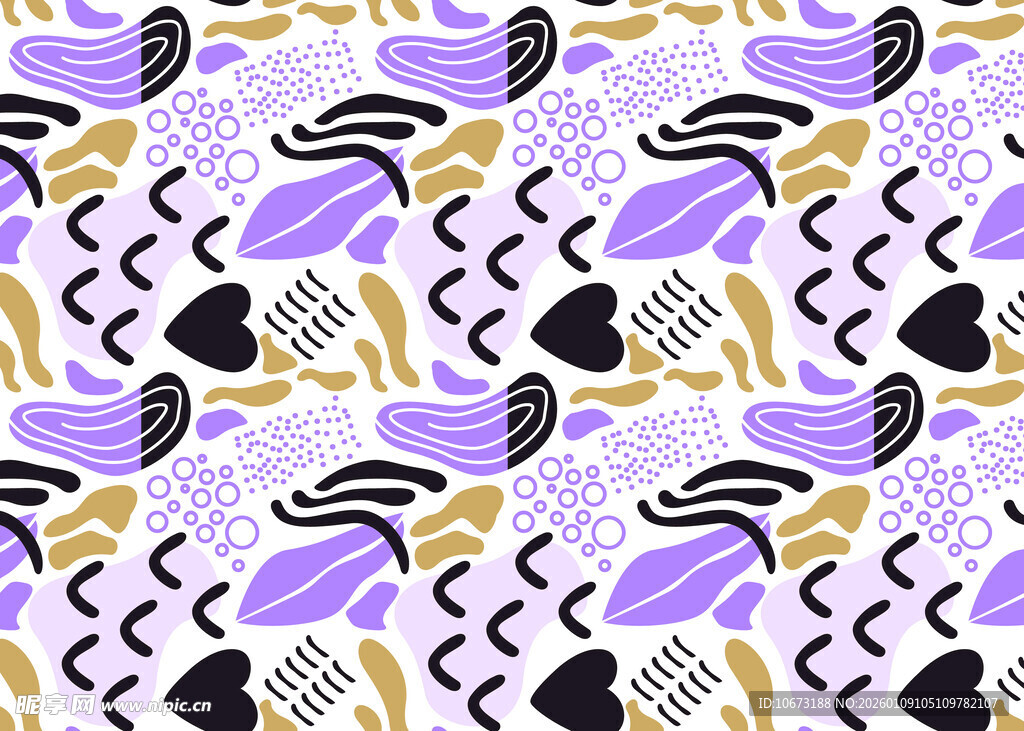 紫色几何花卉图案纹理