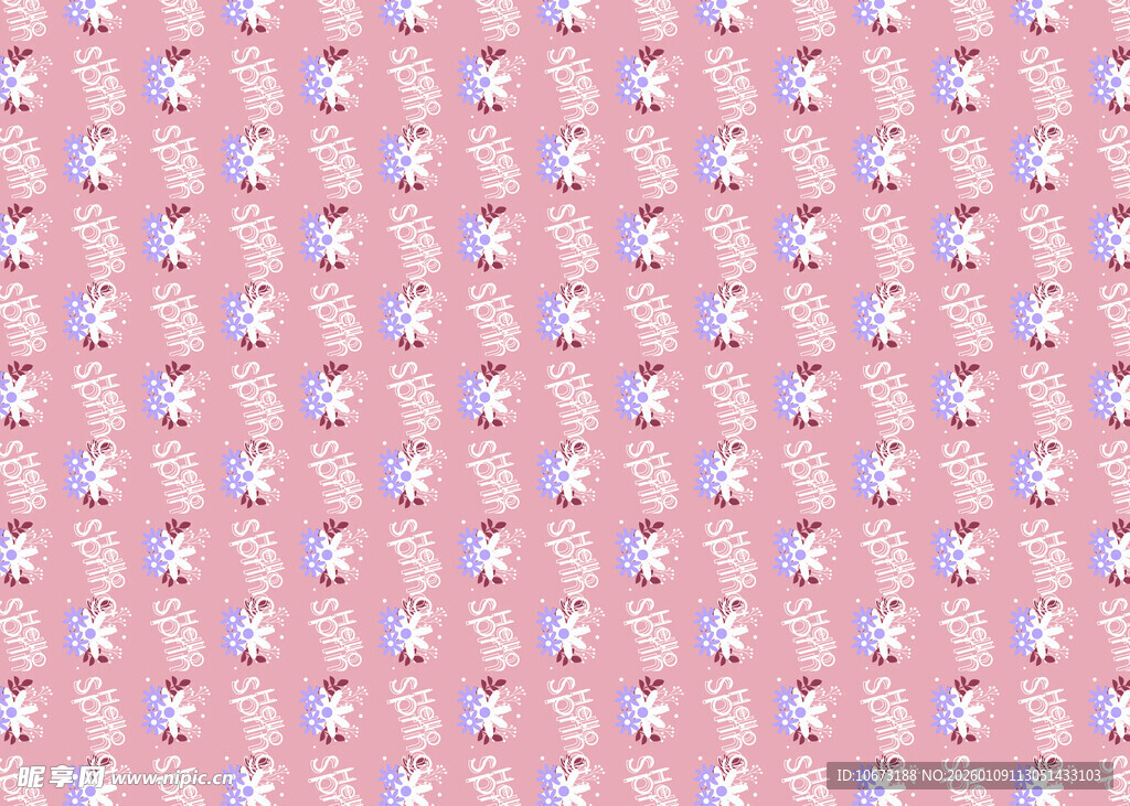 粉色几何图案背景纹理