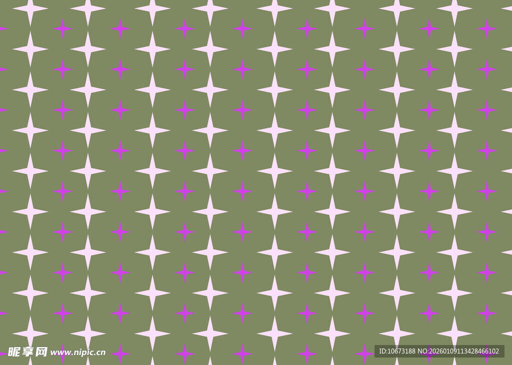 绿色底星星图案几何纹理