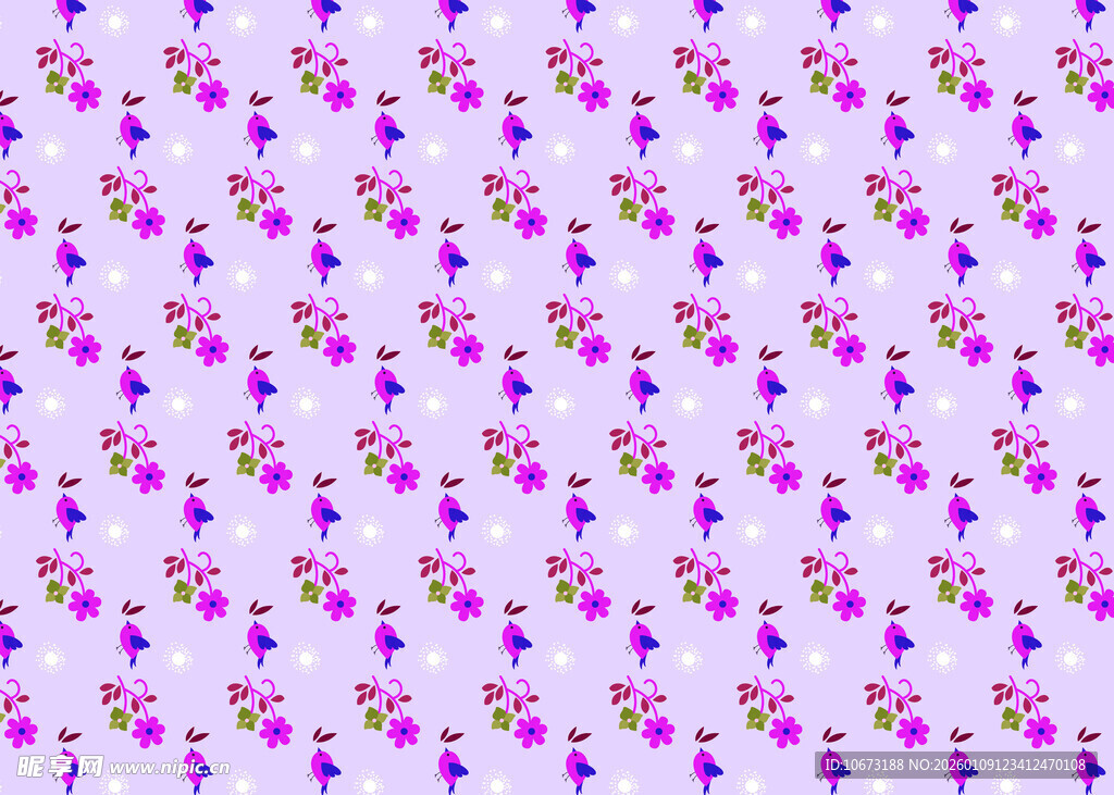 紫色碎花图案背景