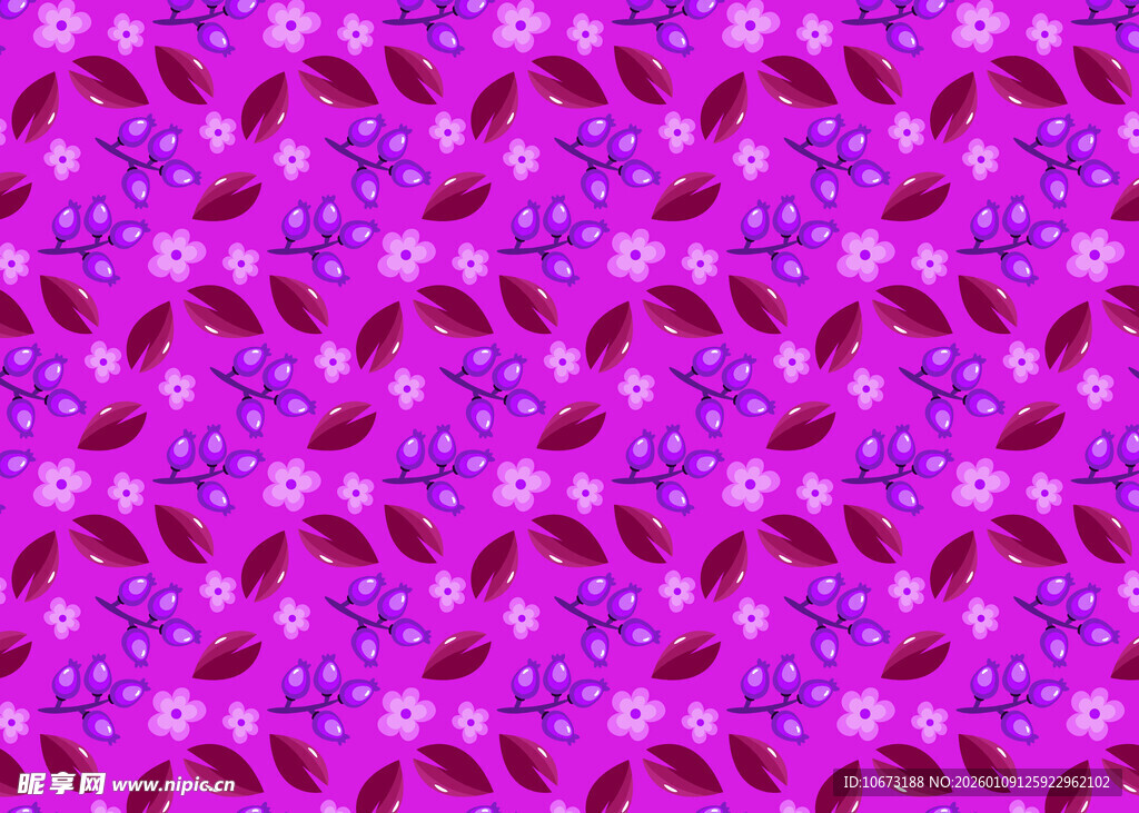 粉色花卉图案背景纹理