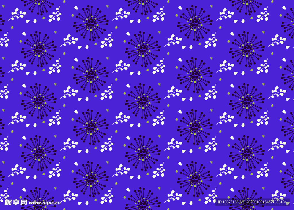 紫色花卉图案纹理背景