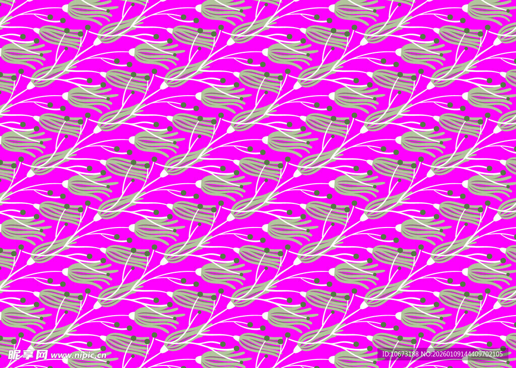 粉色花卉图案背景纹理