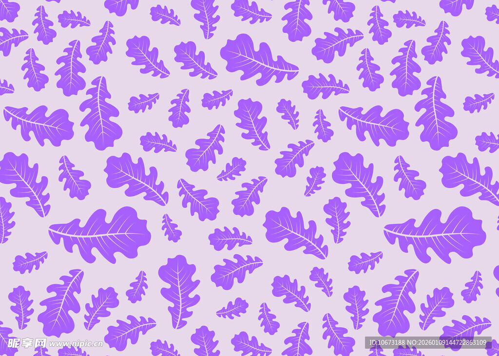 紫色植物图案背景纹理