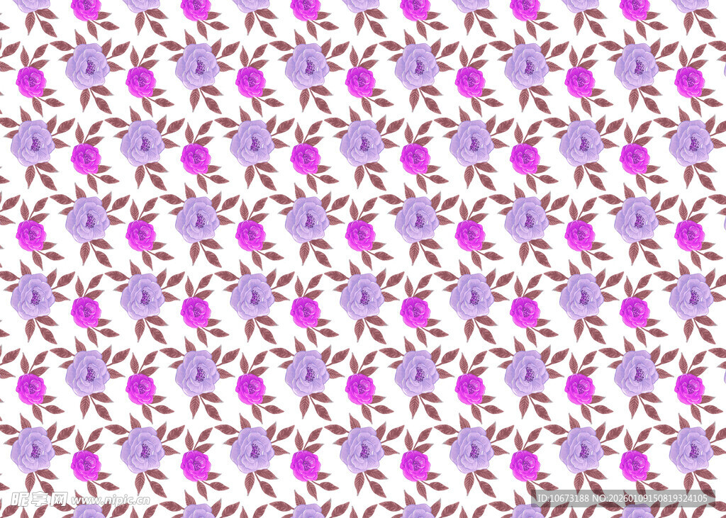 紫色花卉图案纹理背景