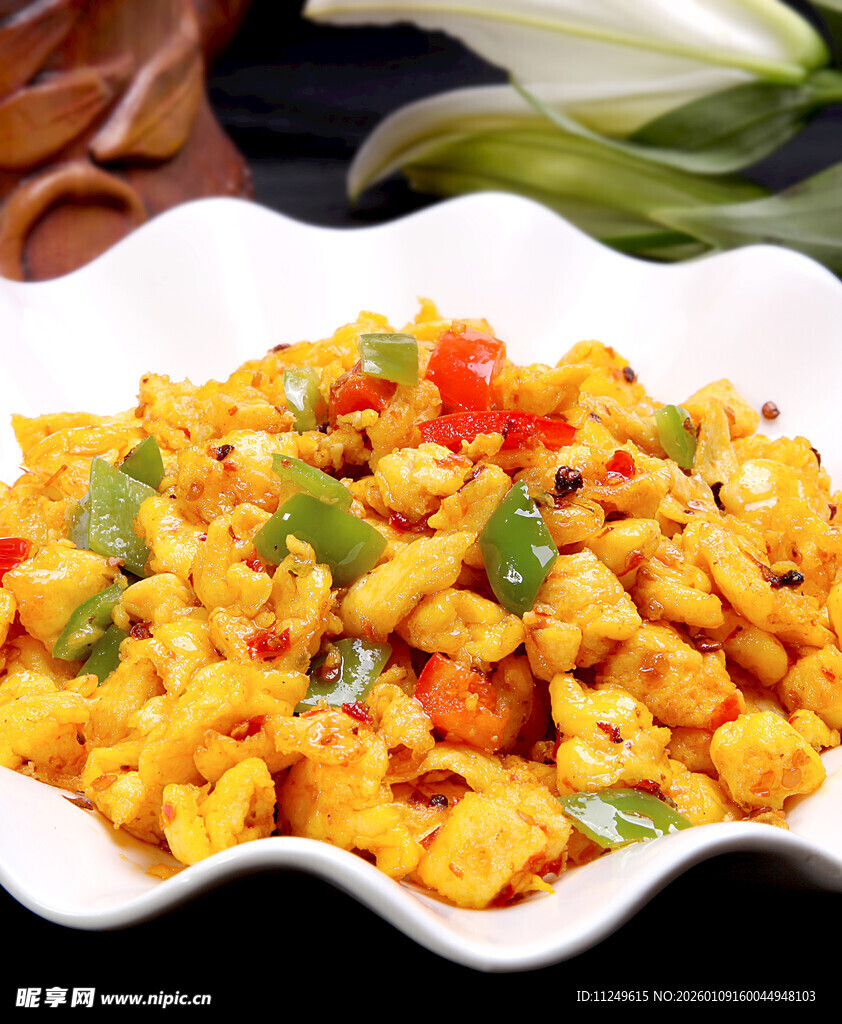 泰椒炒土鸡蛋