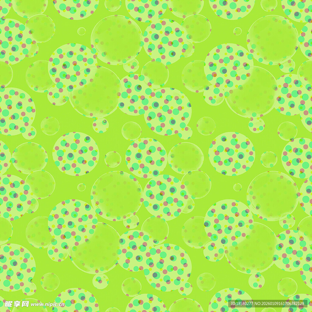 绿色花卉图案背景纹理