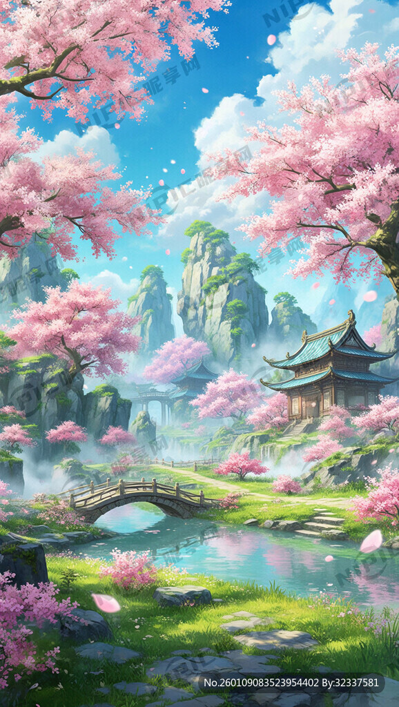 游戏梦幻唯美新中式风景 超高清
