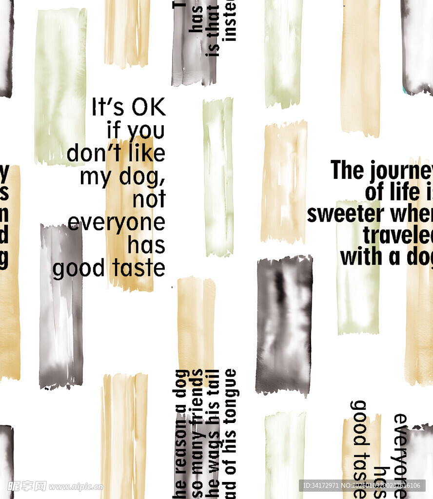 英文短语图案背景设计素材