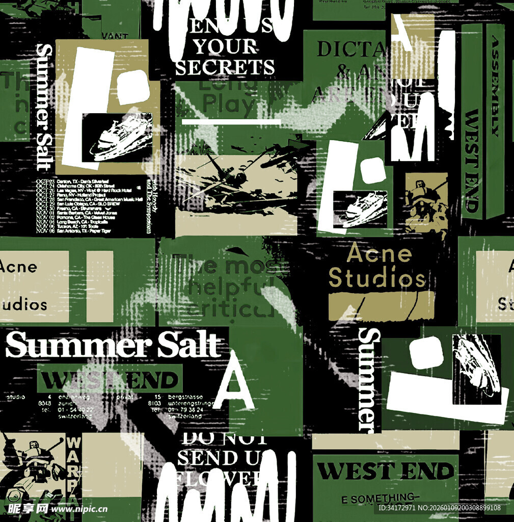 复古风格音乐海报集合