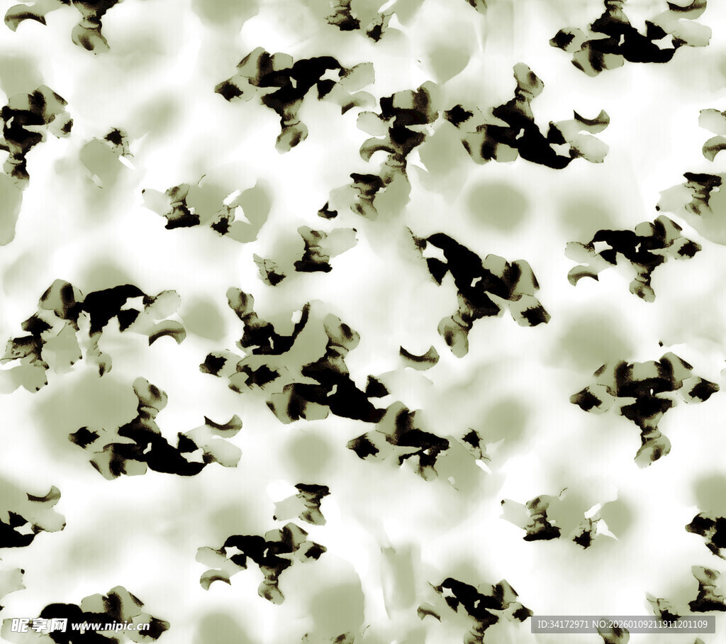 抽象黑白纹理图案