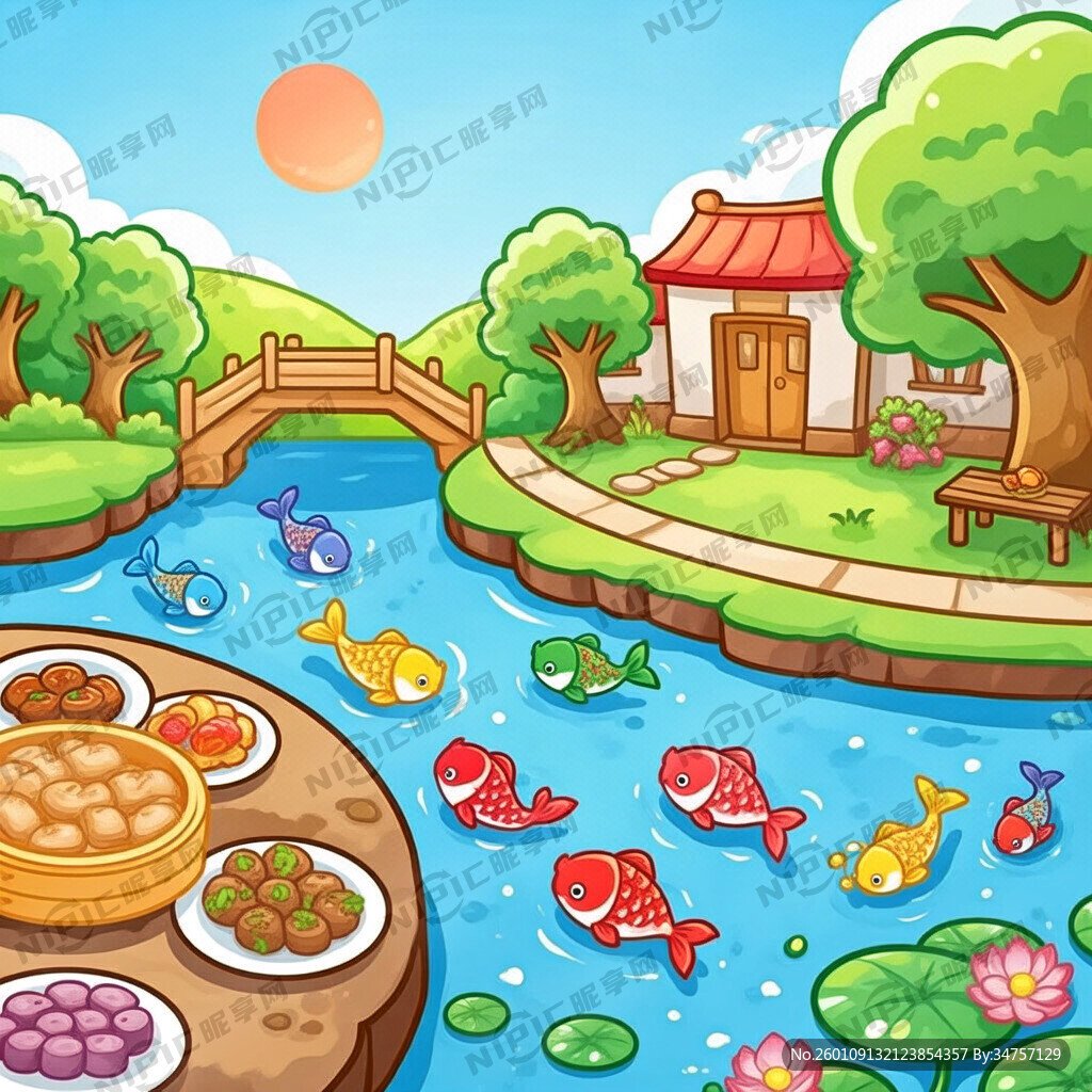家乡美 有水  有河  有美食
