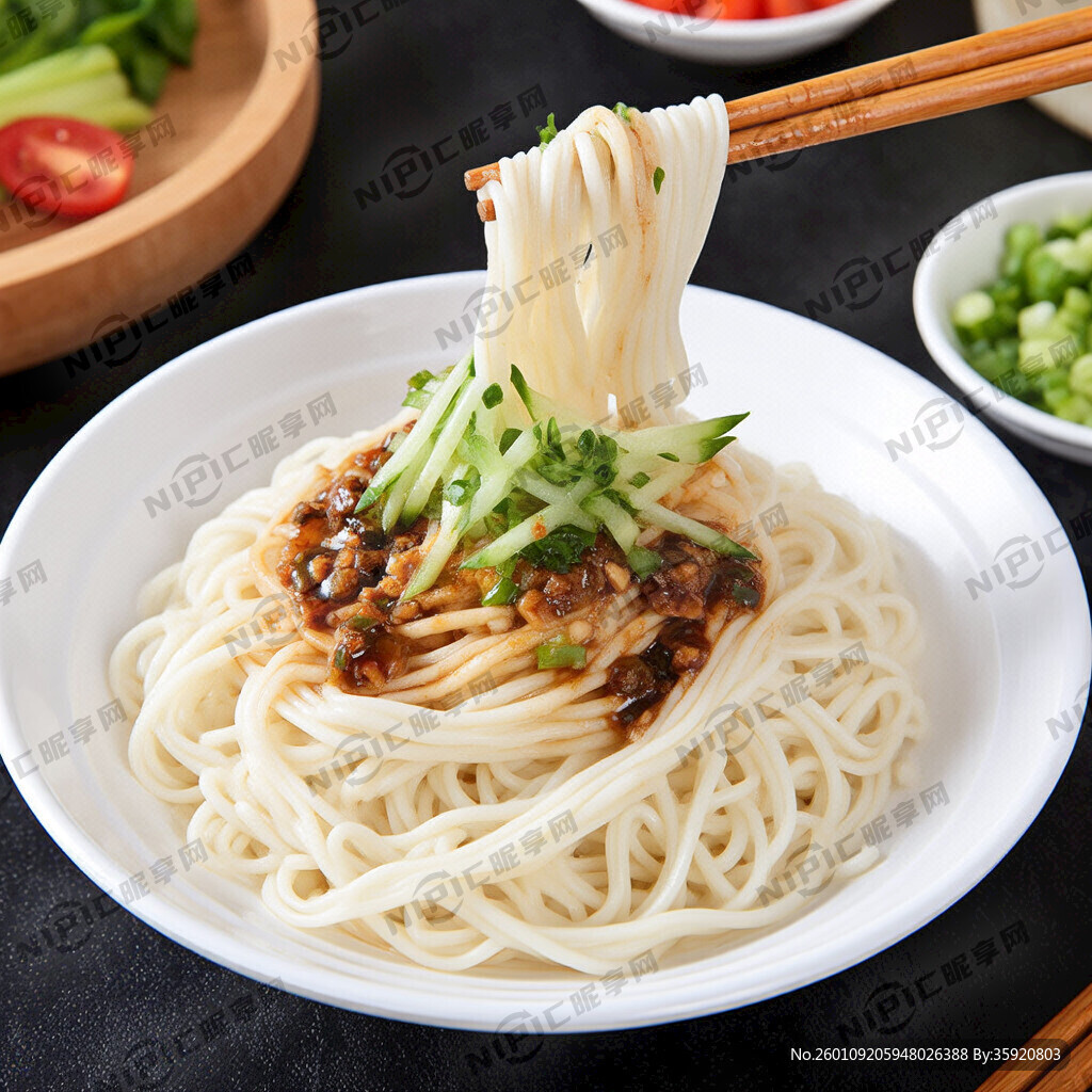 沛县广电冷面的图片 酱香味的