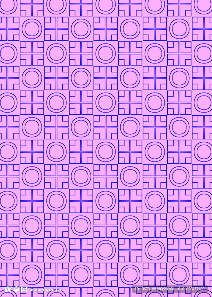 紫色几何图案无缝背景图