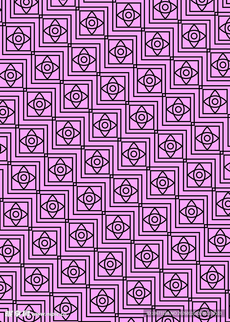 紫色几何图案无缝背景