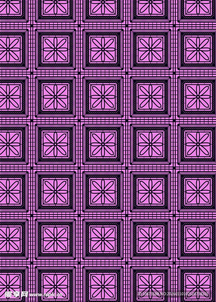 紫色几何图案无缝背景