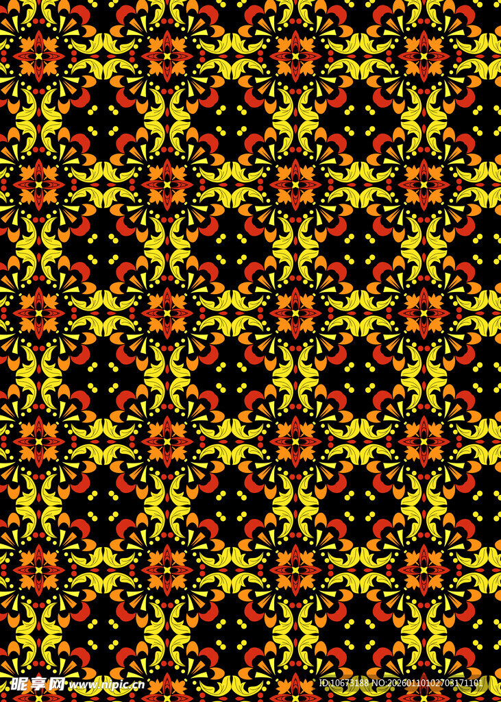 多彩几何图案纹理背景