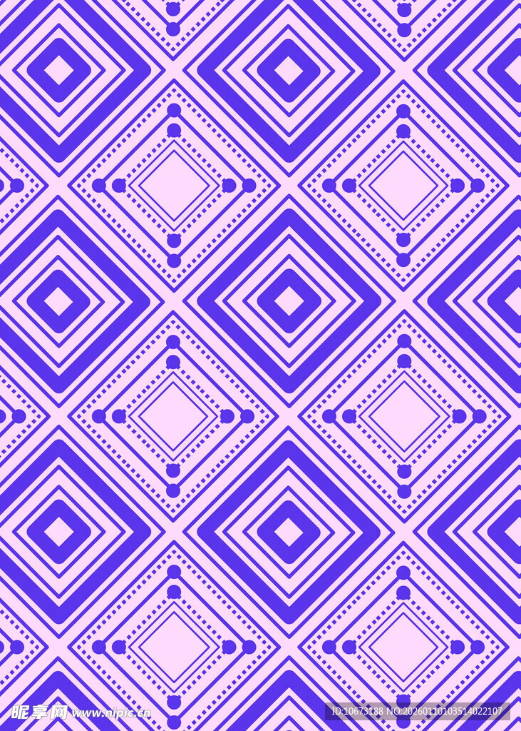 紫色几何图案无缝背景