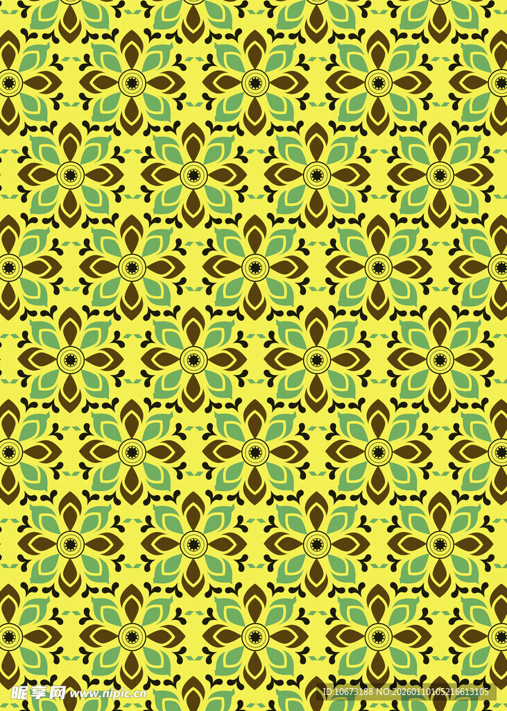 黄绿几何图案纹理背景