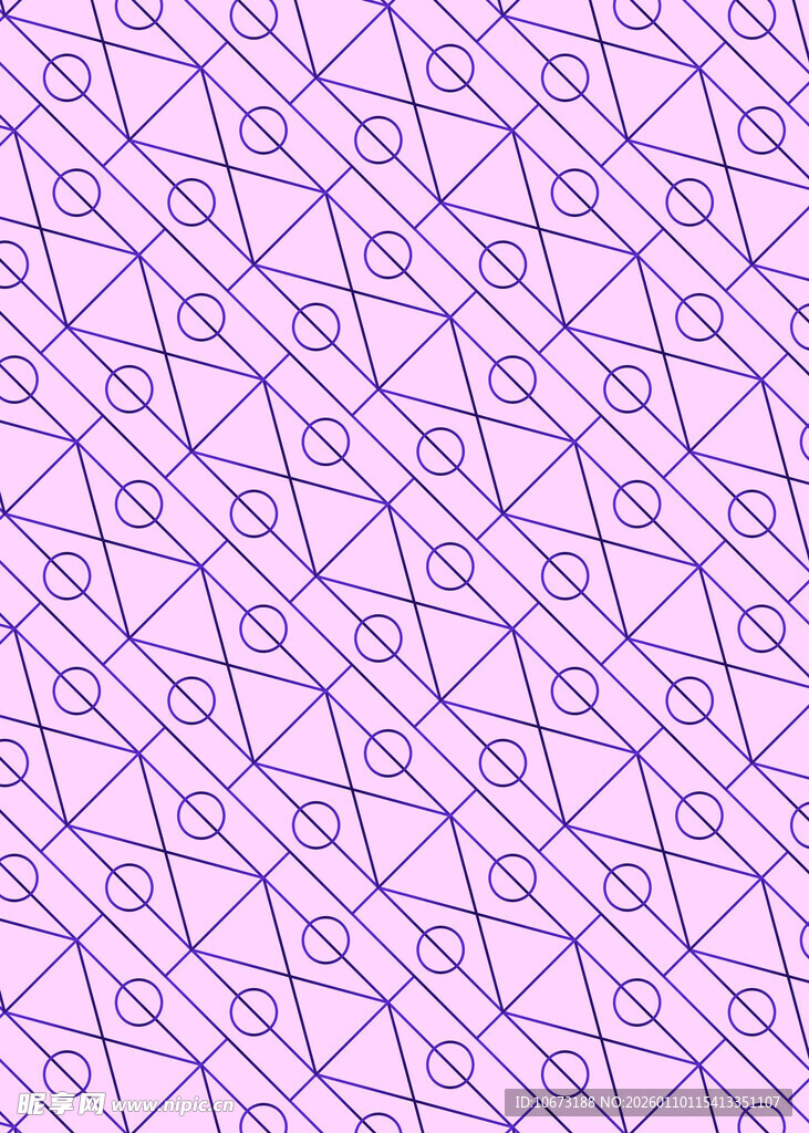 紫色几何图案无缝背景