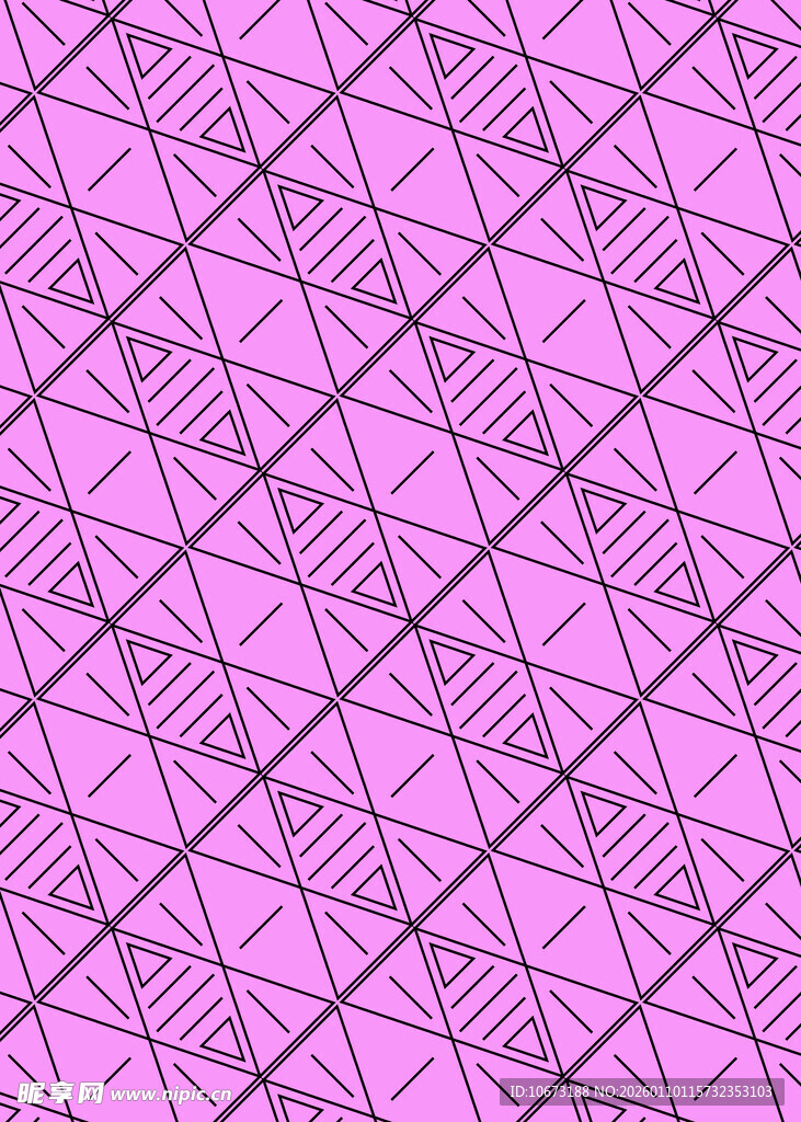 粉色几何线条图案纹理