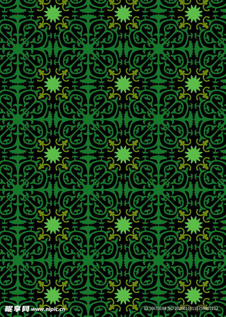 绿色抽象几何图案纹理