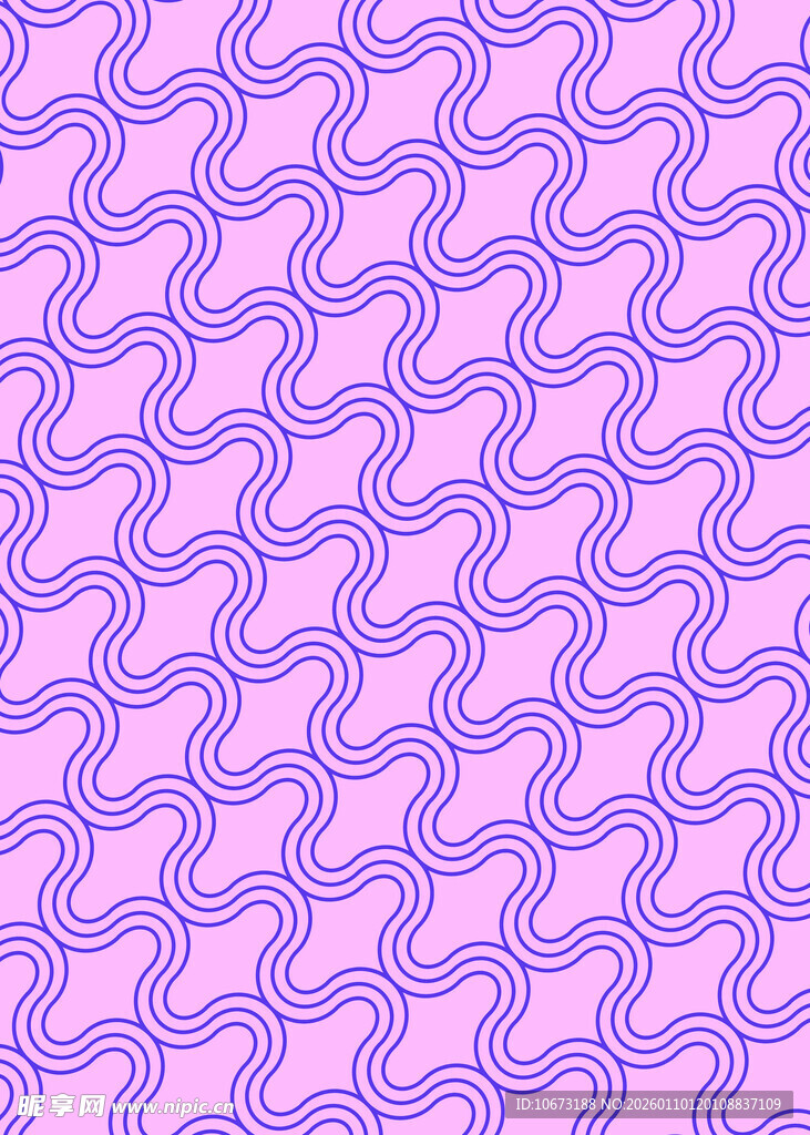 紫色几何图案无缝背景