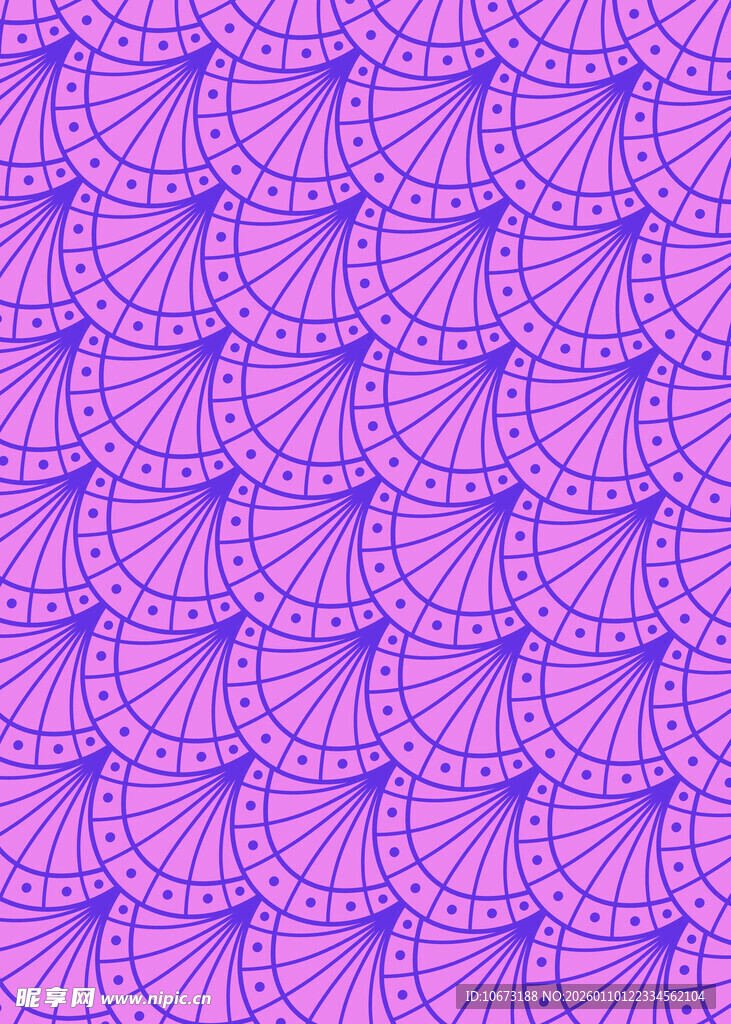 紫色伞形图案无缝背景
